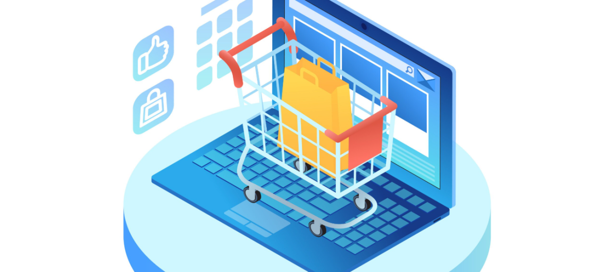 FireShot Capture 152 - Isometric laptop with shopping cart on keypad - Free Vector_ - [www.freepik.com]