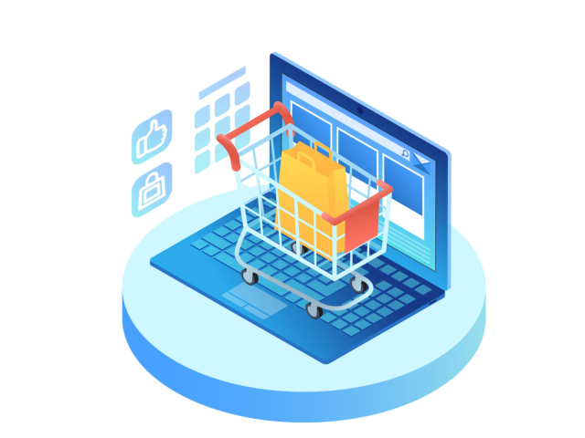 FireShot Capture 152 - Isometric laptop with shopping cart on keypad - Free Vector_ - [www.freepik.com]